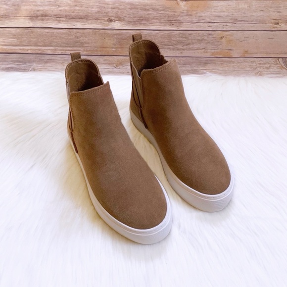 UGG Mauna Chestnut Suede Chelsea Sneaker Boots - Picture 5 of 7